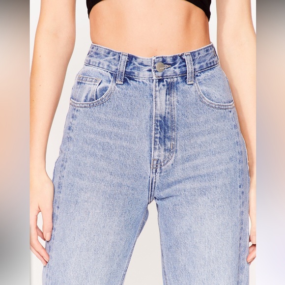 Nasty Gal • Shits Now or Never Split Hem Jean - Picture 3 of 14